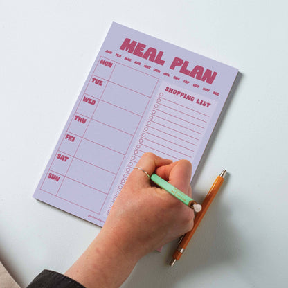 A5 Meal Planner & Shopping List | Lilac & Plum - The Red Squirrel