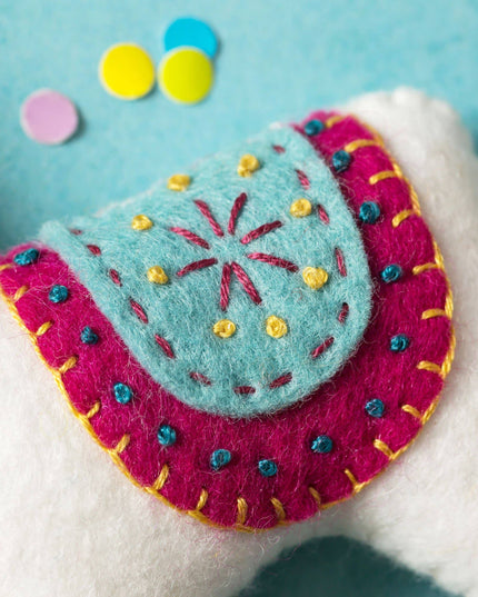 Llama Felt Craft Mini Kit - Beginner Friendly
