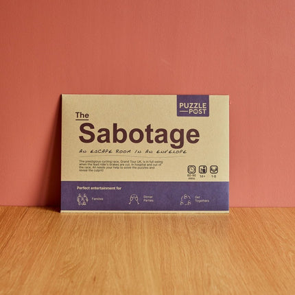 Escape Room in an Envelope - Puzzle Game - Various games The Sabotage
