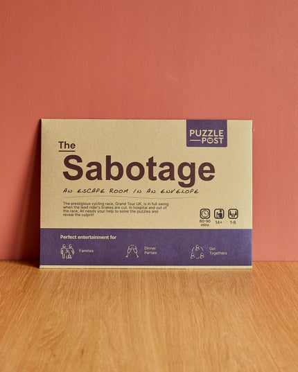 Escape Room in an Envelope - Puzzle Game - Various games The Sabotage