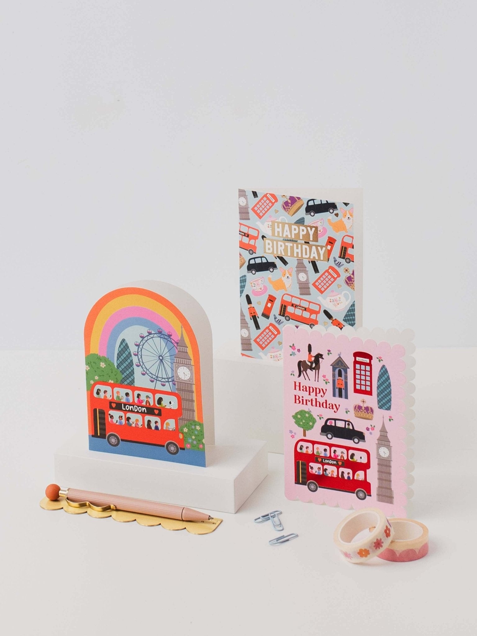 London Rainbow Card - The Red Squirrel