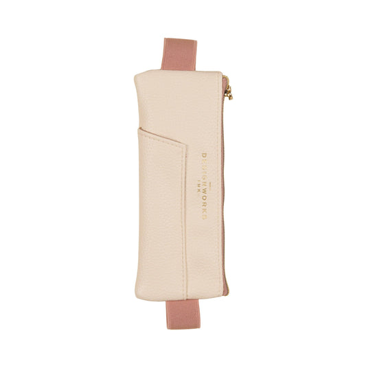 Designworks Ink Pen Pouch - Cream + Taupe - The Red Squirrel