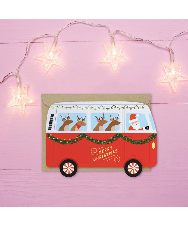 Christmas Camper Van Christmas Card Christmas Card