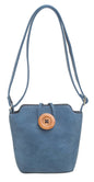Small Wooden Button Crossbody Bag. - The Red Squirrel