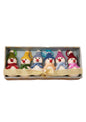 Set of 6 Felt Snowmen Decorations - The Red Squirrel