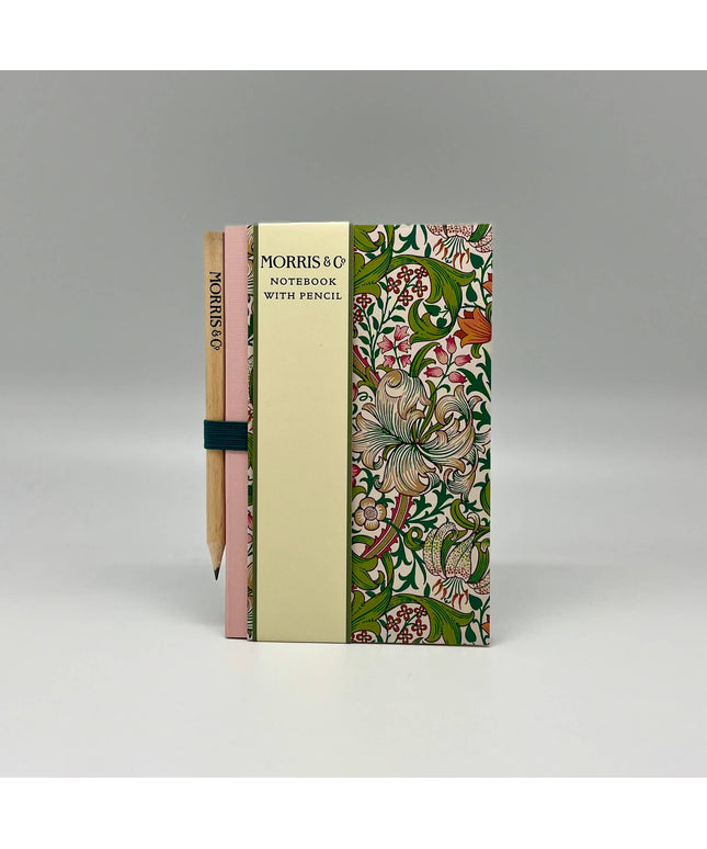 William Morris Mini Notebook with Pencil