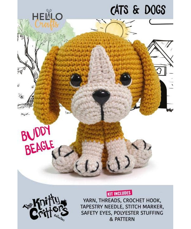 Knitty Critters - Pets - Buddy Beagle