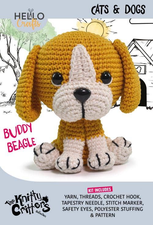 Knitty Critters - Pets - Buddy Beagle - The Red Squirrel