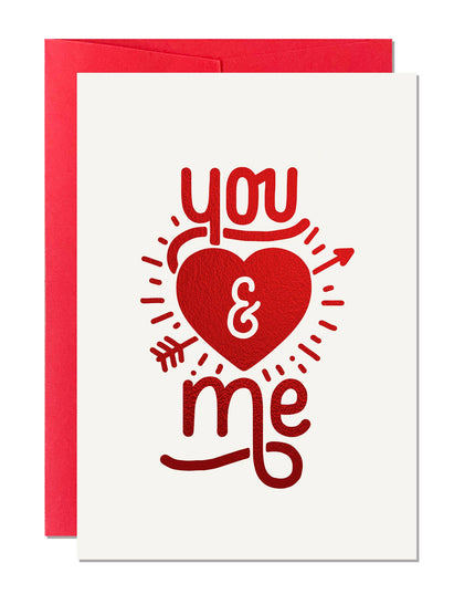 Valentine’s Day Card – You and Me Anniversary Greeting