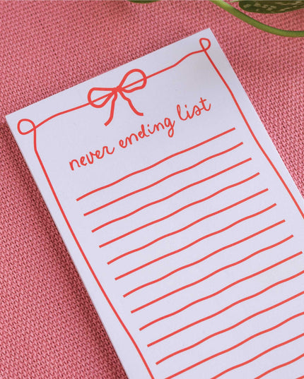 To Do List Pad | Never Ending