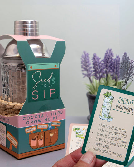 Seed to Sip Grow Your Own Cocktails Gift Set