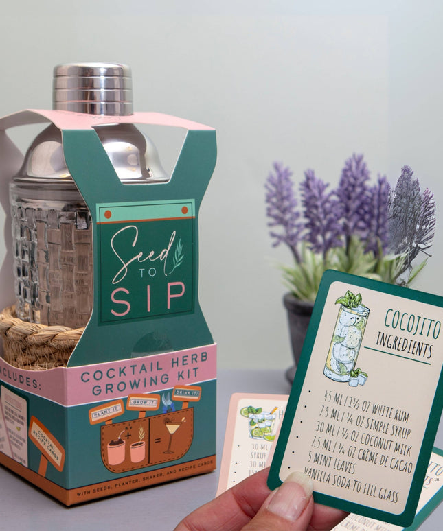 Seed to Sip Grow Your Own Cocktails Gift Set