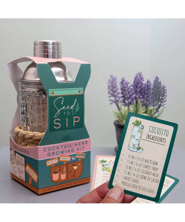 Seed to Sip Grow Your Own Cocktails Gift Set