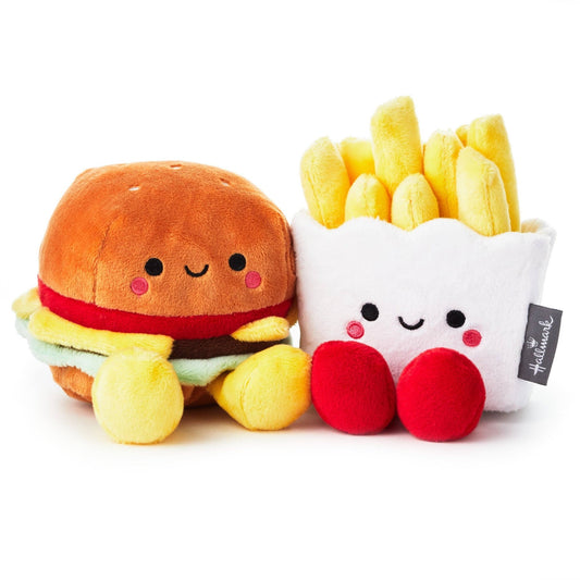 Better Together Burger & Fries Magnetic Soft Toy Pair - The Red Squirrel