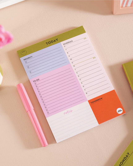 A5 Daily Planner Pad | Block My Life