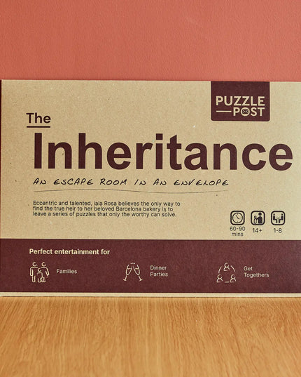 Escape Room in an Envelope - Puzzle Game - Various games The Inheritance