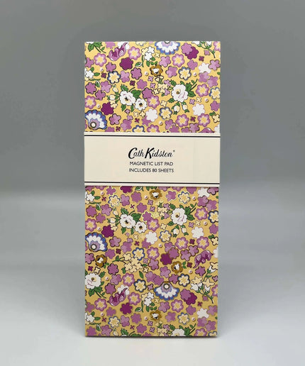 Cath Kidston Magnetic List Pad Pink Yellow Stationery Gift