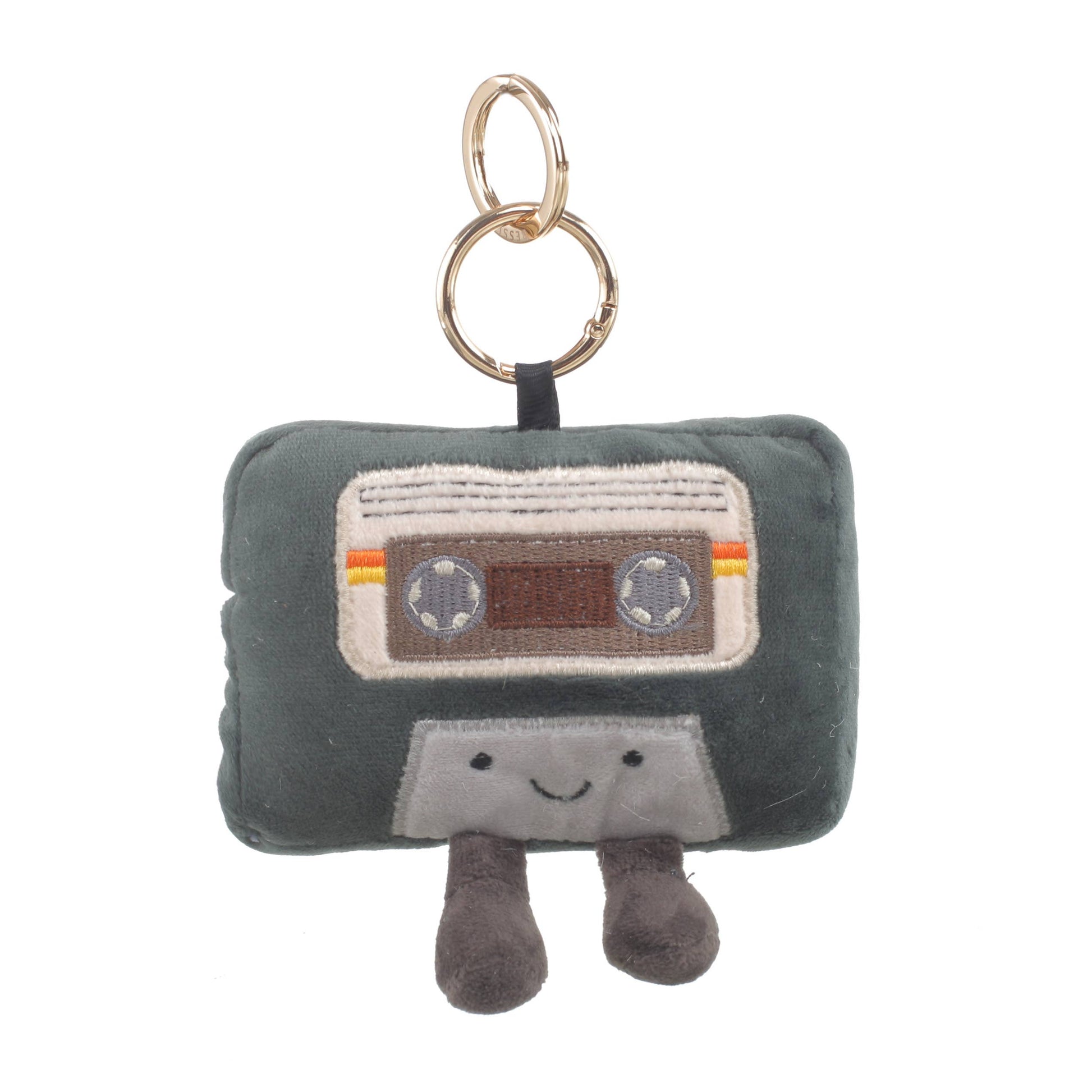 Plush Cassette Bag Charm - The Red Squirrel