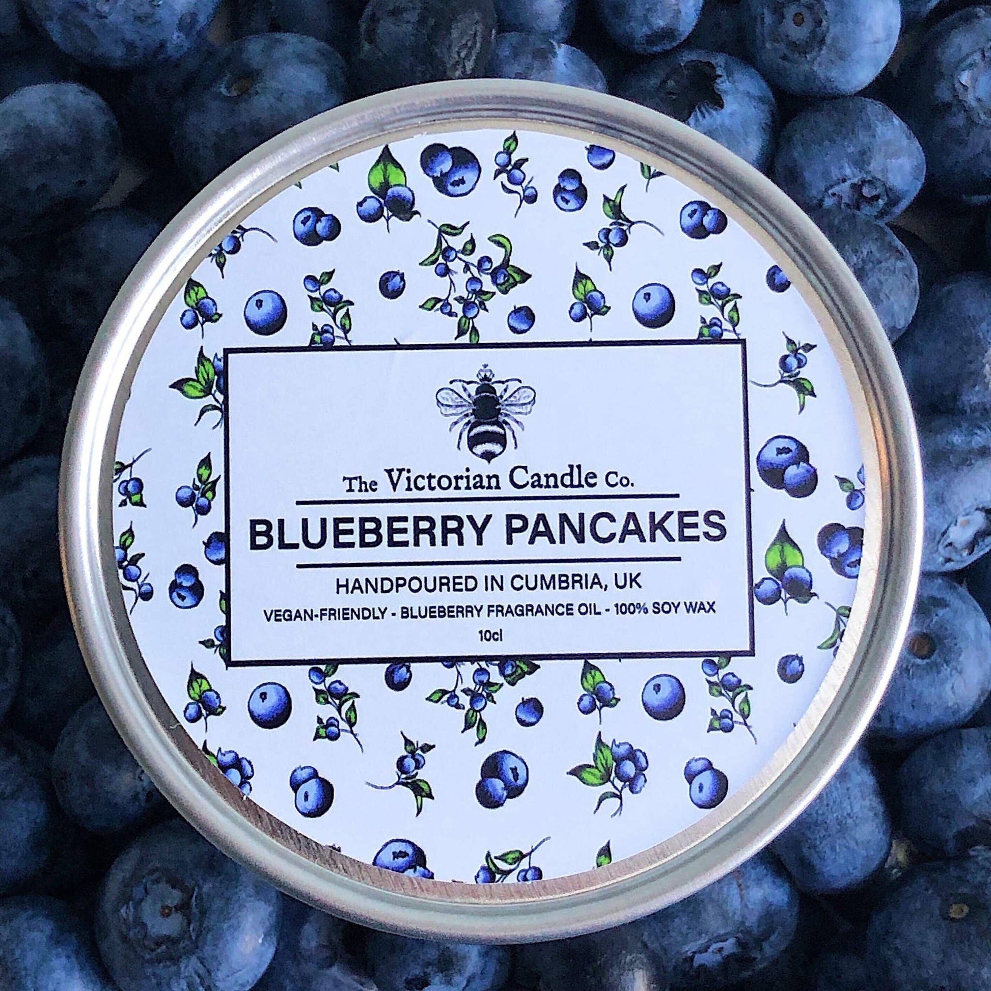 Blueberry Pancakes - Scented Candle - 100ml Tin - The Red Squirrel