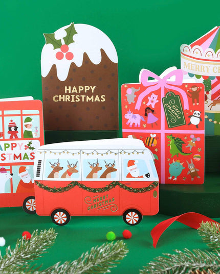 Joyful Holiday Present Christmas Card - Christmas Card