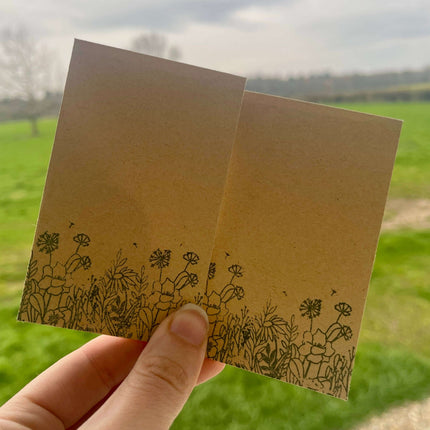 Wildflower Seeds - Seed Packet - Mix Flower Pattern