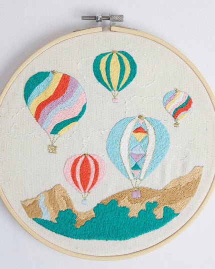 Sew & So On Embroidery Sewing Craft Kit - Balloon Festival