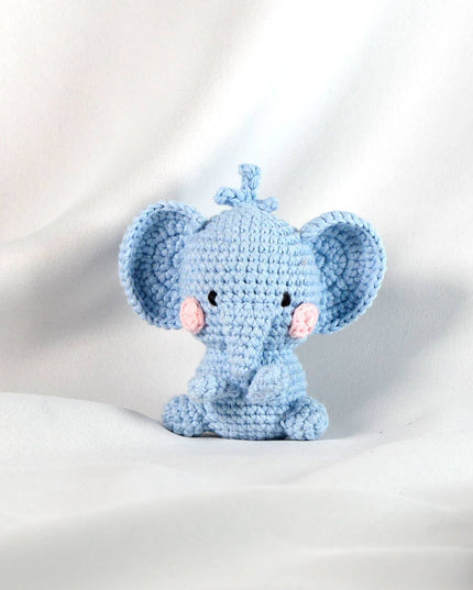 Knitty Critters - Pouch Pals 3 - Peanut The Elephant