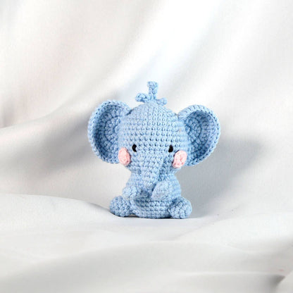 Knitty Critters - Pouch Pals 3 - Peanut The Elephant - The Red Squirrel