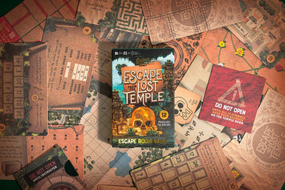 Escape from the Lost Temple - Escape room game - The Red Squirrel