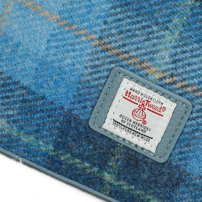 Harris Tweed Skye Blue Shoulder Bag - Blue - The Red Squirrel