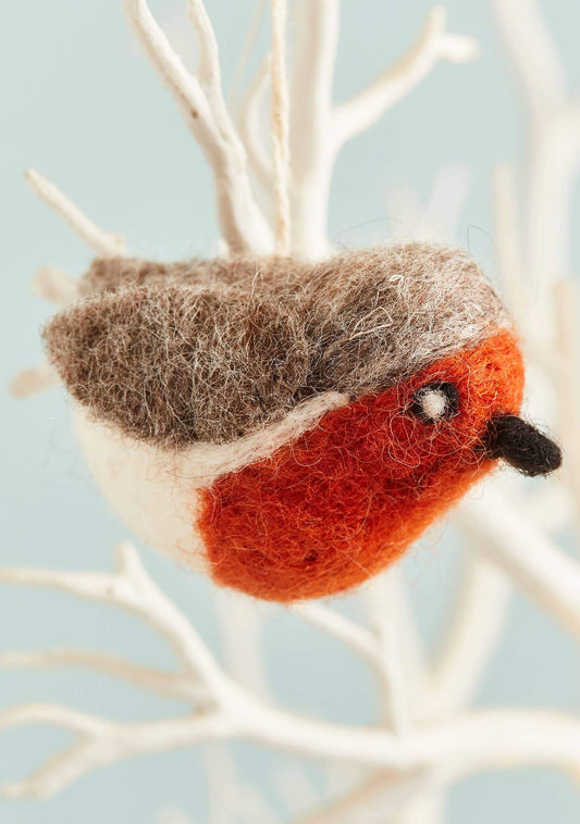 Felt Robin Decoration - The Red Squirrel