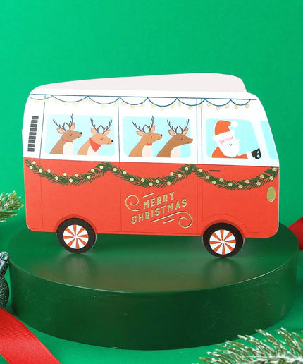 Christmas Camper Van Christmas Card Christmas Card
