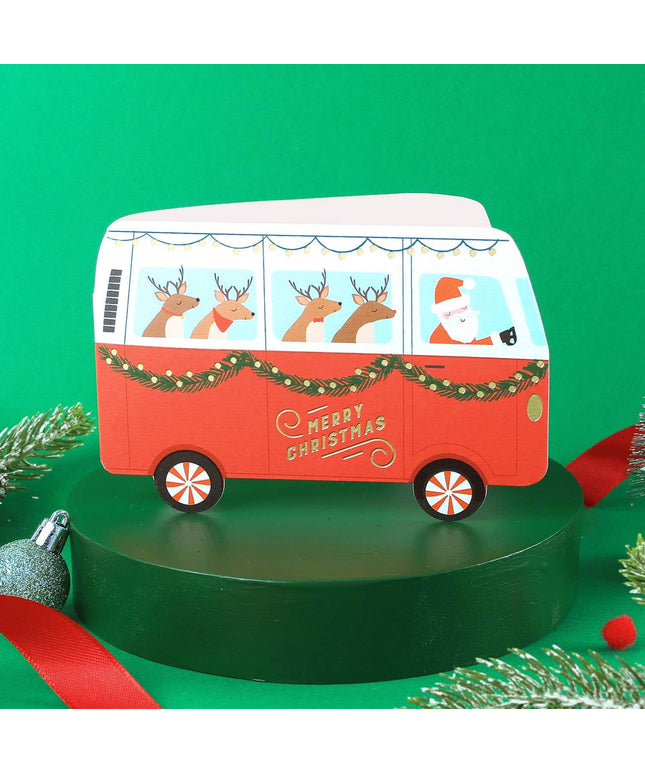 Christmas Camper Van Christmas Card Christmas Card