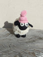 Felted Sheep with Knitted Beanie - The Red Squirrel