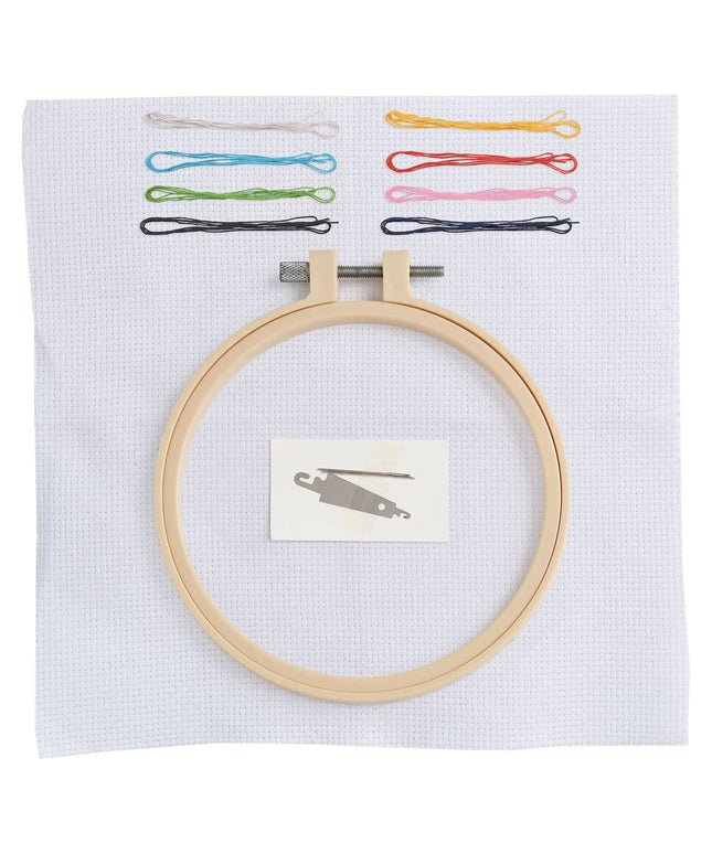 Sew & So On Embroidery Kit - Floral Letters