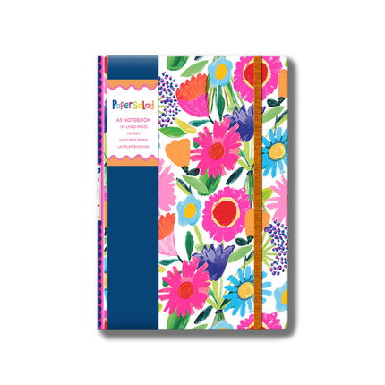 A5 Notebook - Flowers Paper Salad Journal Notebook