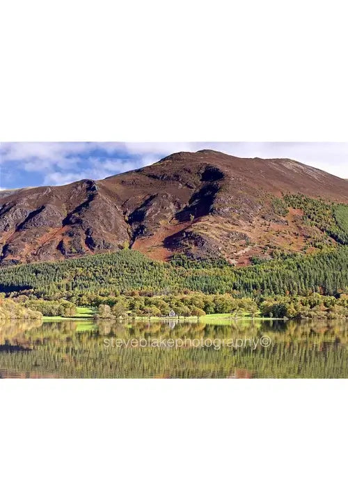 Steve Blake Photography Greetings Cards featuring a stunning Lake District landscape with mountains and reflections in calm waters.