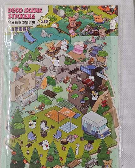 DIY Sticker packs - Make a scene with stickers