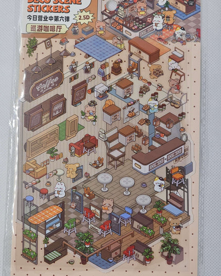 DIY Sticker packs - Make a scene with stickers