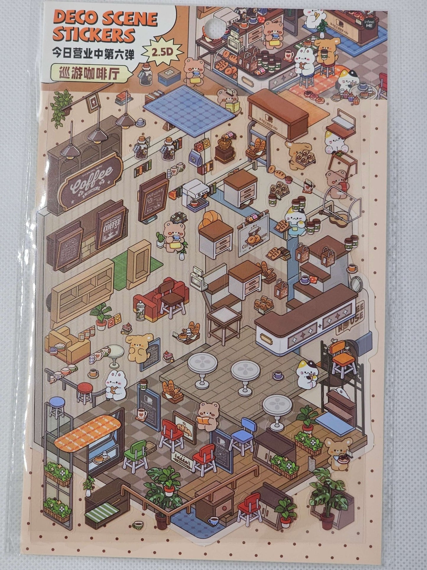 DIY Sticker packs - Make a scene with stickers - The Red Squirrel