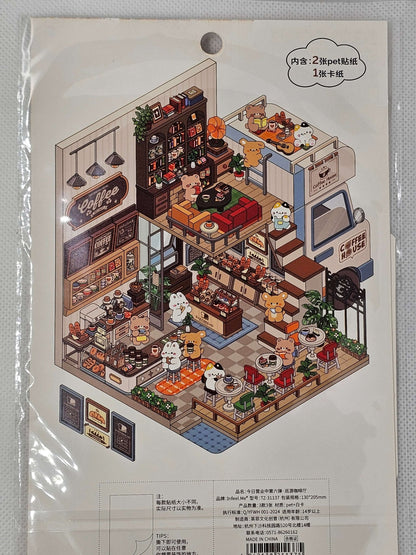 DIY Sticker packs - Make a scene with stickers - The Red Squirrel