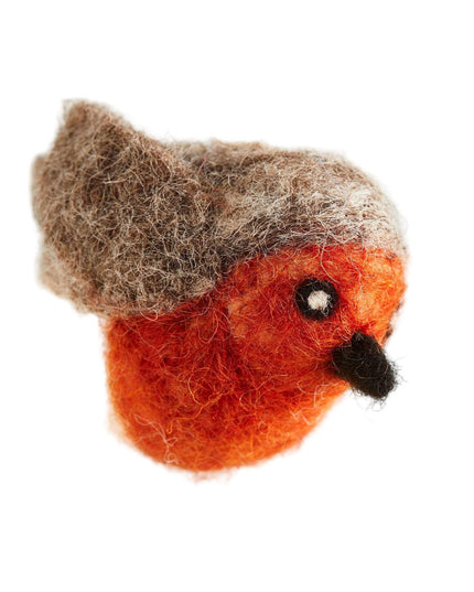 Wool Felt Robin Decoration – Fair Trade Christmas Ornament