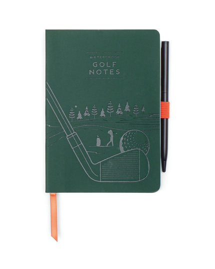 Golfers Waterproof Notebook: Keep Your Game Notes Dry!