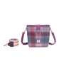 Harris Tweed Fuchsia Shoulder Bag Purple - The Red Squirrel
