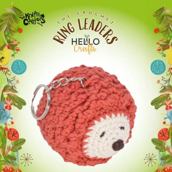 Ringleaders Keyring Crochet Kit - Woodland - Hedgehog