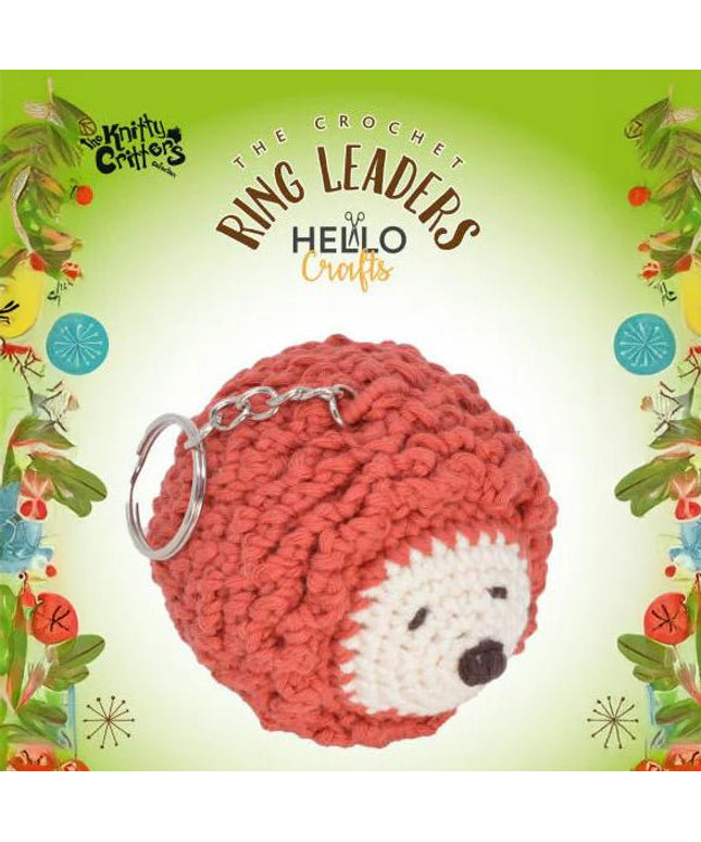 Ringleaders Keyring Crochet Kit - Woodland - Hedgehog