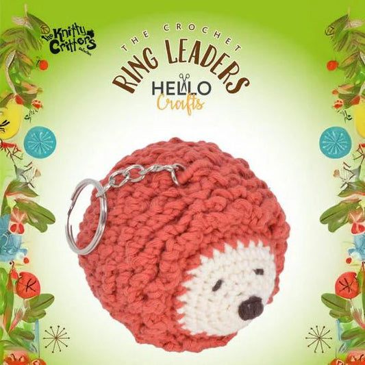 Ringleaders Keyring Crochet Kit - Woodland - Hedgehog - The Red Squirrel