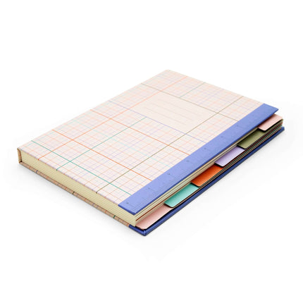 Divider Notebook with Ruler - Lined and Dotted Paper