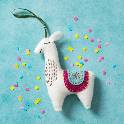 Llama Felt Craft Mini Kit - Beginner Friendly