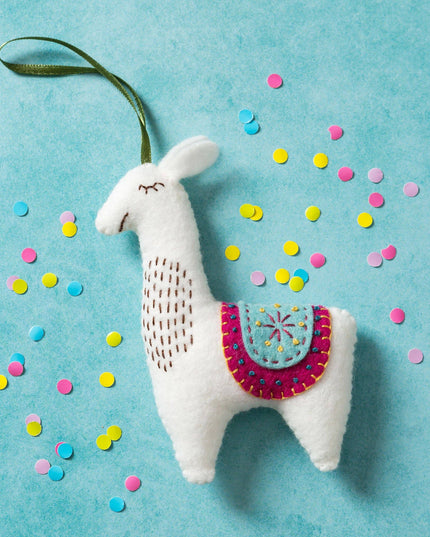 Llama Felt Craft Mini Kit - Beginner Friendly